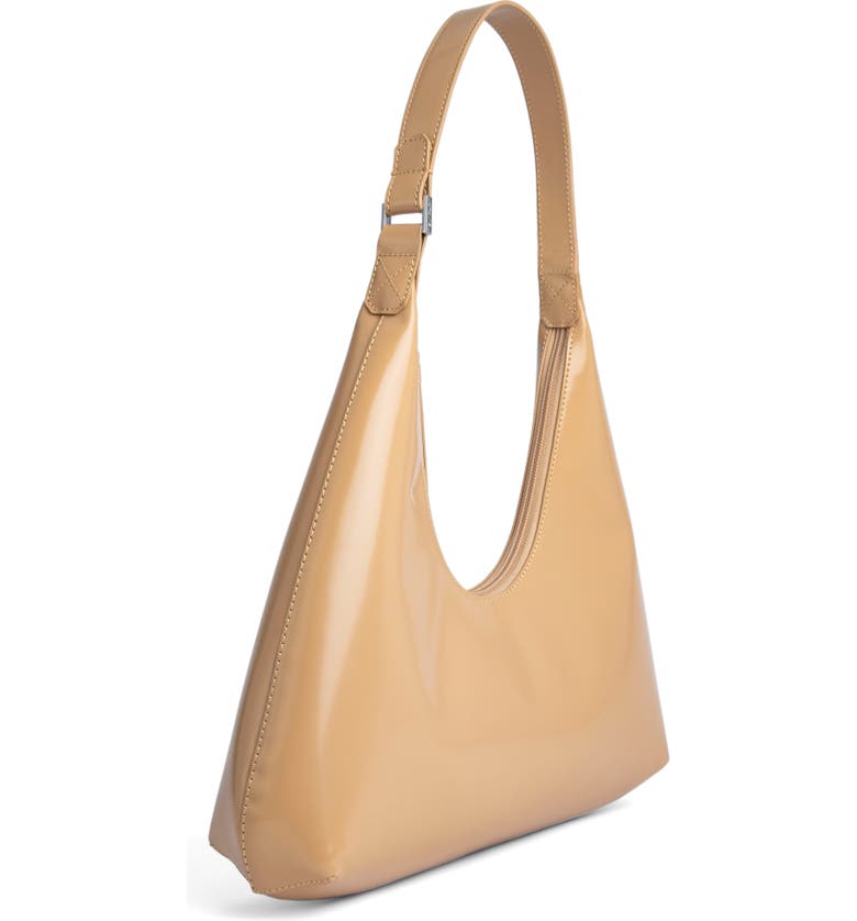 By Far Amber Semi Patent Leather Hobo Bag | Nordstrom