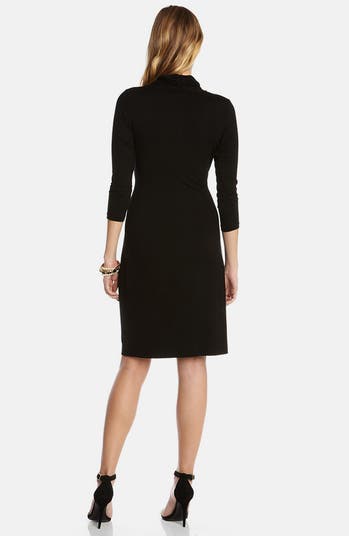 Karen kane cascade faux wrap outlet dress