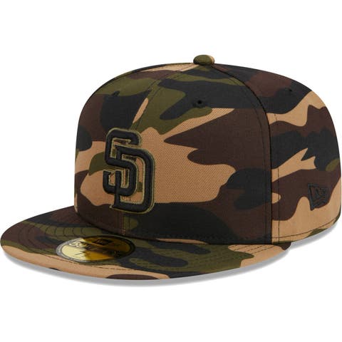 Men's New Era Camo San Diego Padres 2022 Armed Forces Day 39THIRTY Flex Hat