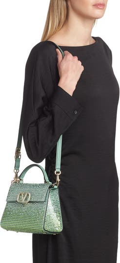Valentino Garavani Black Vsling Mini Leather Top Handle Bag, ModeSens