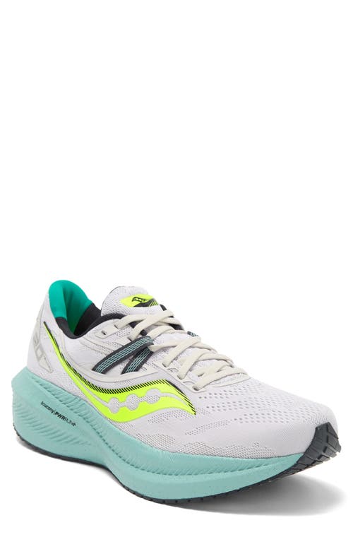 Shop Saucony Triumph 20 Running Shoe In Fog/mineral