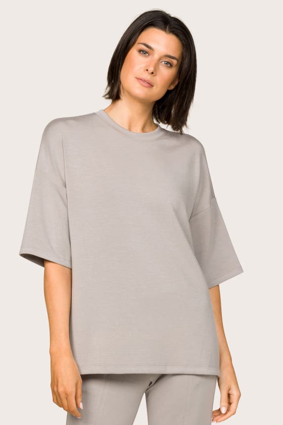 Shop Alala Phoebe Tee In Stone