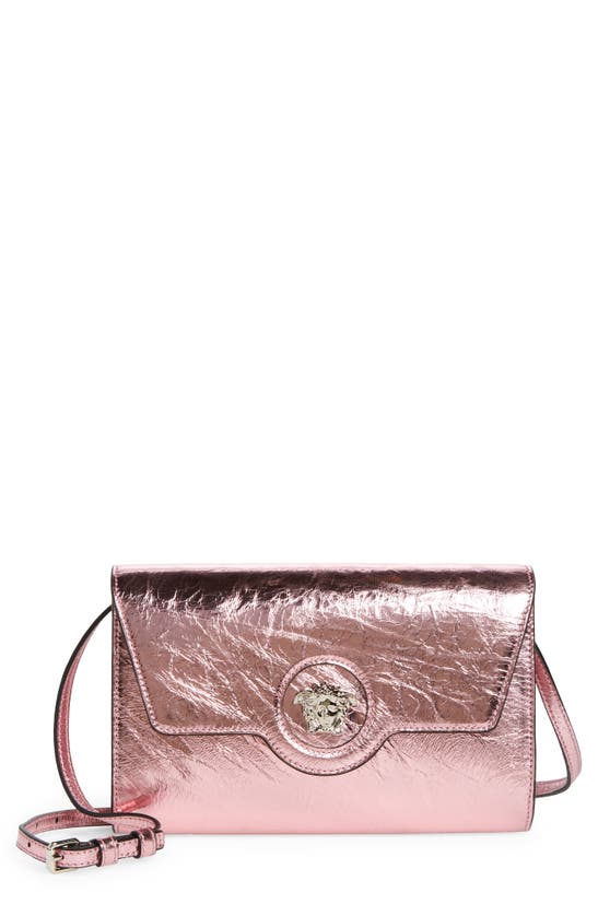 Versace 'la Medusa' Crossbody Bag In Pink
