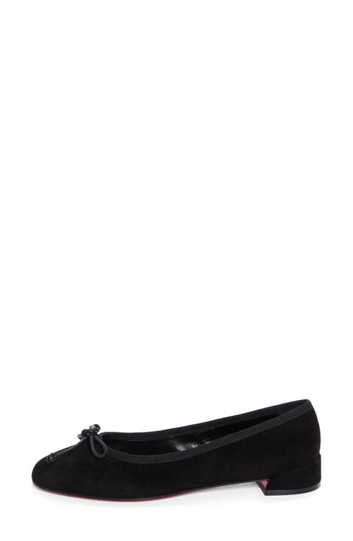 Shop Christian Louboutin Sweetie Jane Flat In Black