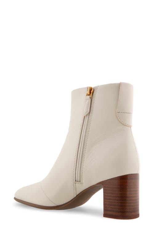 Shop Aerosoles Magnus Logo Bootie In Eggnog Leather