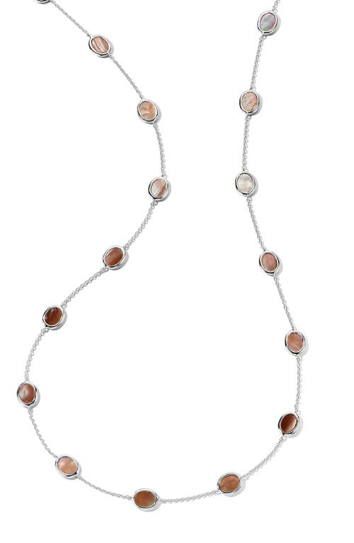 Ippolita Rock Candy Confetti Necklace In Brown Shell