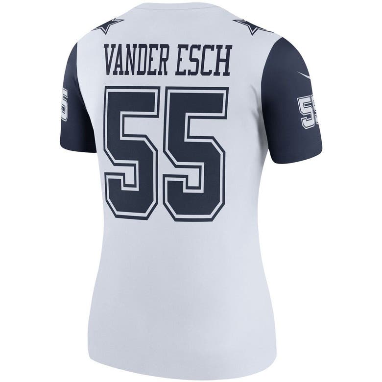 Men's Nike Leighton Vander Esch White Dallas Cowboys Game Jersey