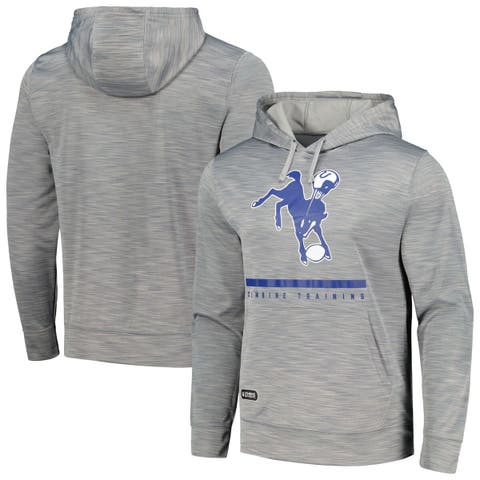 Men's Navy Dallas Cowboys Backfield Combine Authentic Pullover