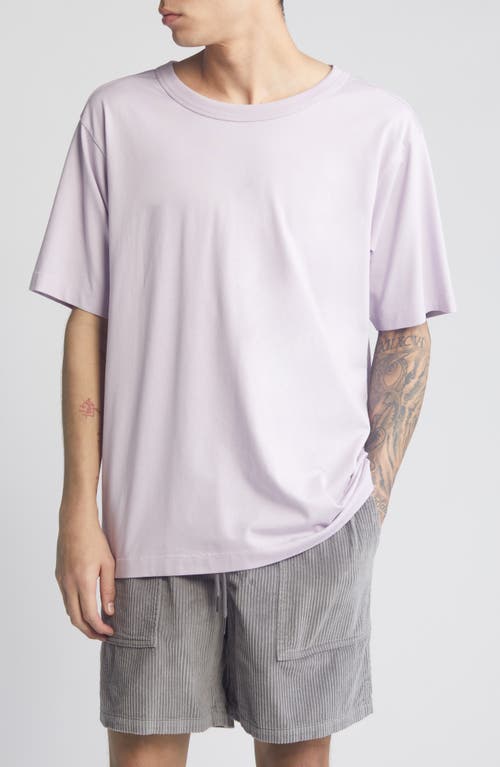 Easy Crewneck Short Sleeve T-Shirt in Purple Frost