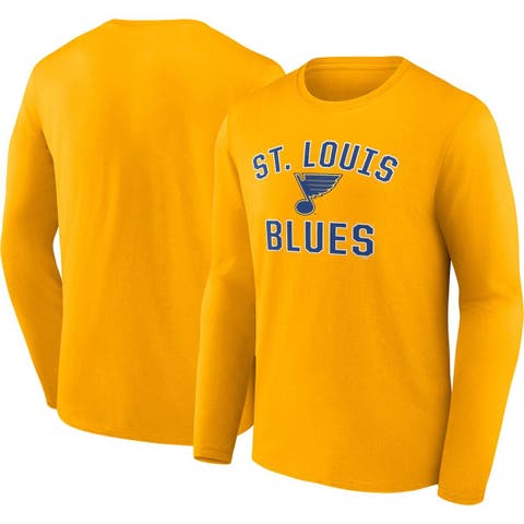 Fanatics NHL St. Louis Blues Graphic Sleeve Hit Blue Long Sleeve Shirt, Men's, Small | Holiday Gift