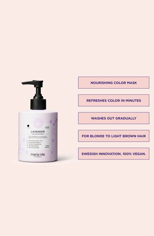 Maria Nila Colour Refresh Hair Mask In Lavender