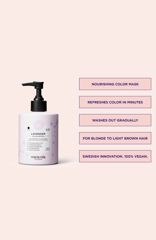 Shop Maria Nila Colour Refresh Hair Mask In Lavender