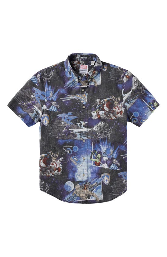 Shop Reyn Spooner Gardians Of The Galaxy Tailored Fit Short Sleeve Shirt