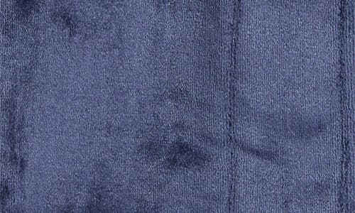 Nordstrom Kids' Hooded Fleece Robe In Navy Peacoat