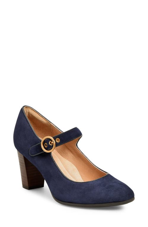 Söfft Petra Suede Pump In Sky Navy