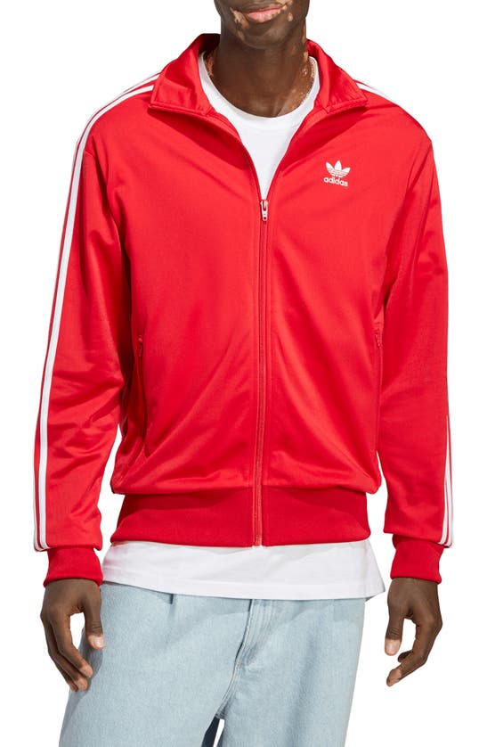 ModeSens Recycled Better Firebird In Adicolor | Scarlet Adidas Polyester Jacket Originals Track