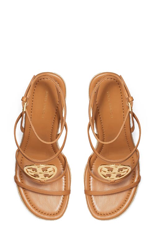 Tory Burch Wedges In Caramel Corn/gold