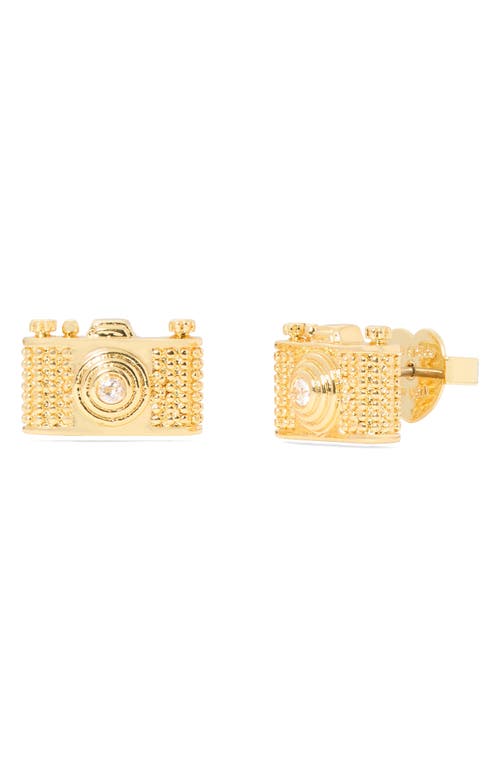 Kate Spade New York camera stud earrings in Gold at Nordstrom