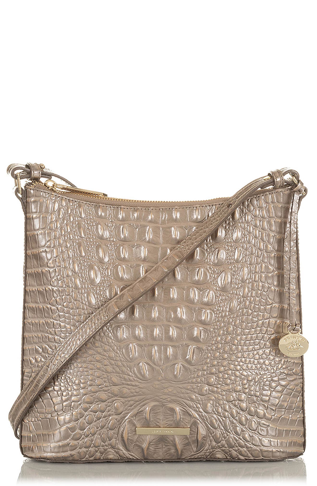 Brahmin Katie Croc Embossed Leather Crossbody Bag Nordstrom
