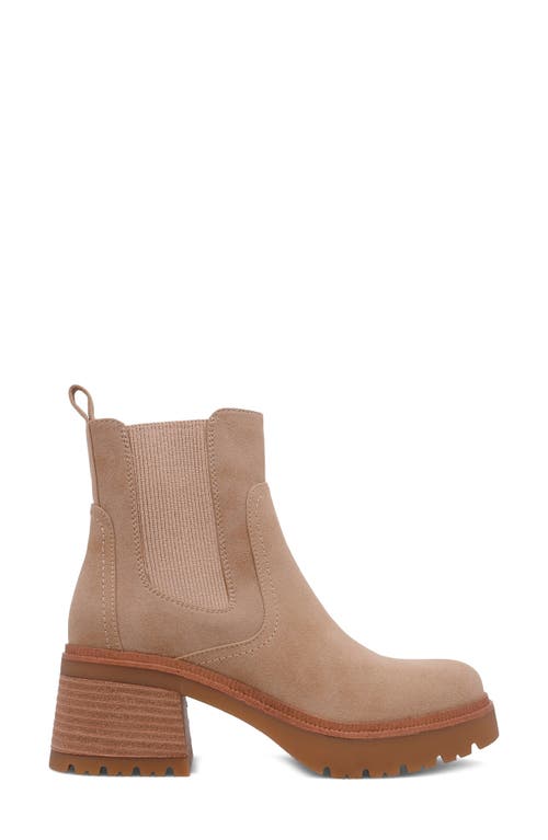 Shop Mia Irie Platform Chelsea Boot In Sand