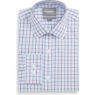 Bonobos Daily Grind Slim Fit Check Dress Shirt, Pink