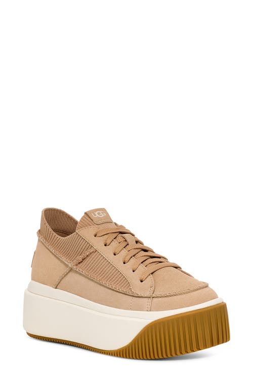 Ugg(r) Ez-duzzit Platform Sneaker In Sand