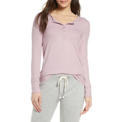 Tommy John Lounge Henley Tee, Pink