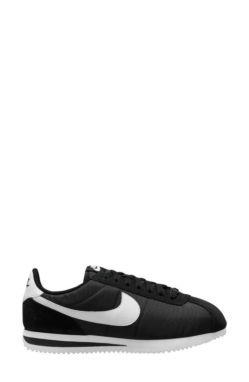 Nike Cortez Txt Sneaker In Black/white