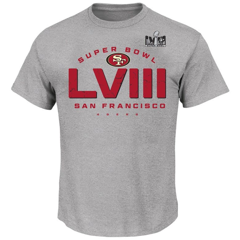 Shop Fanatics Branded Gray San Francisco 49ers Super Bowl Lviii Big & Tall Made It T-shirt