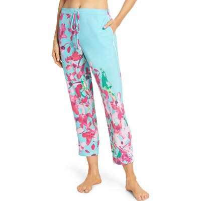 Natori Hyacinth Pajama Pants, Blue