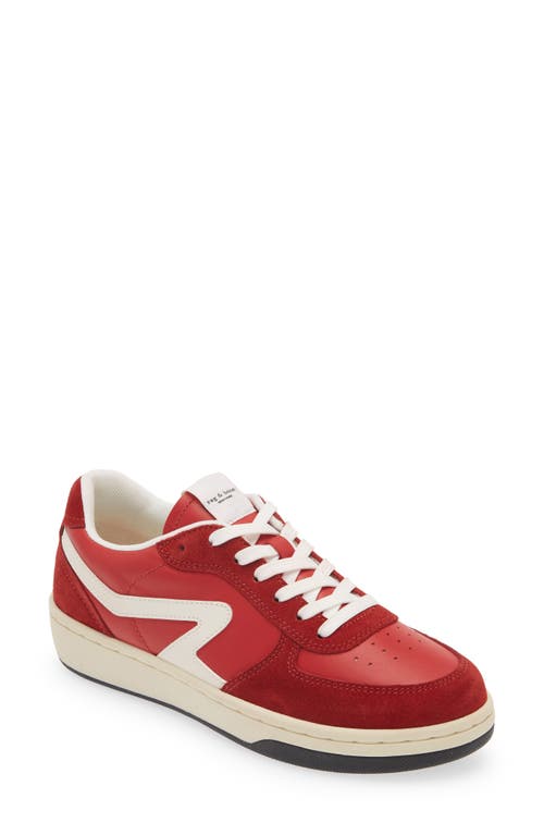 Shop Rag & Bone Retro Court Sneaker In Fiery Red