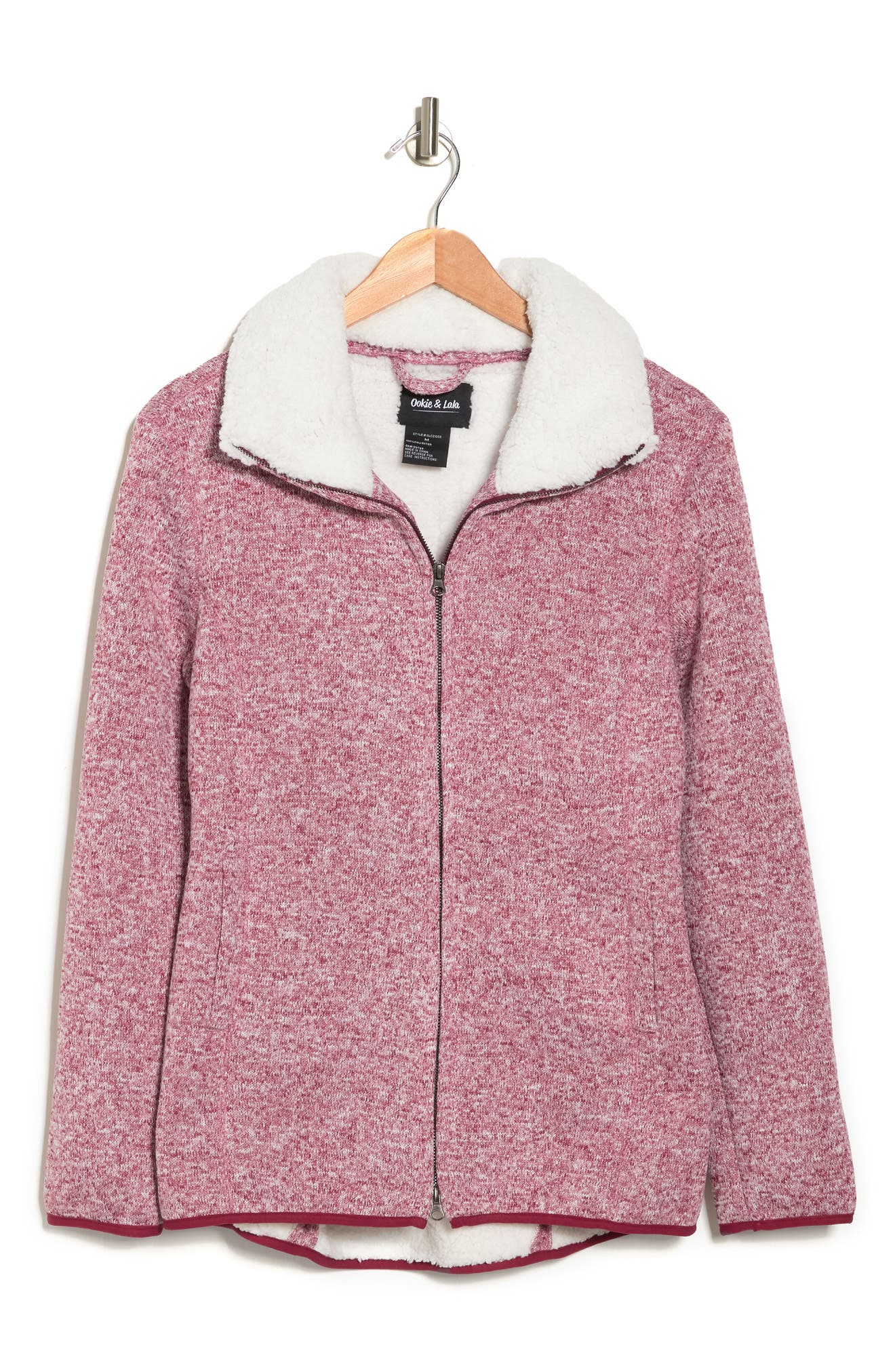 lined sweater jacket