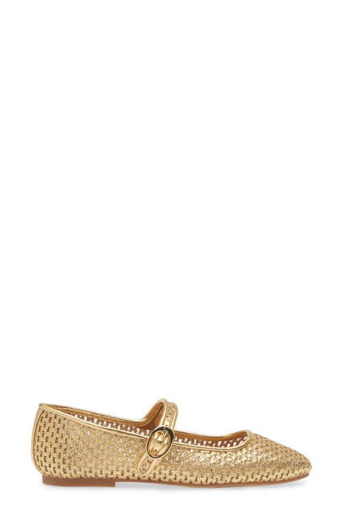 Nordstrom Rack Acinda Flat In Gold Metallic