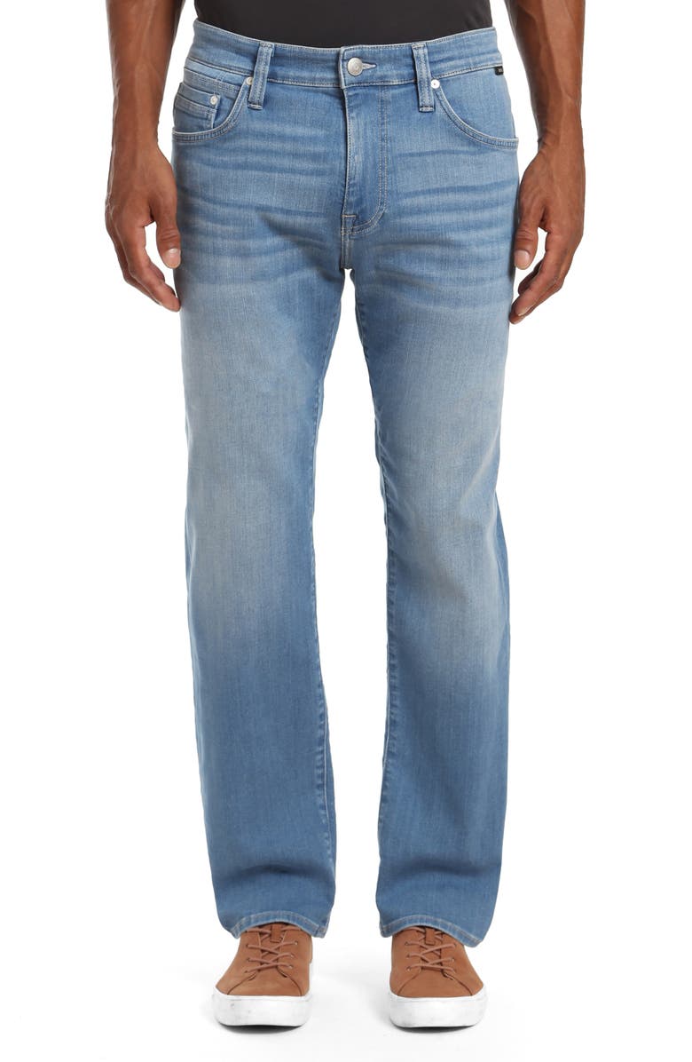 Mavi Jeans Zach Light Used Brushed Miami Straight Leg Jeans | Nordstromrack