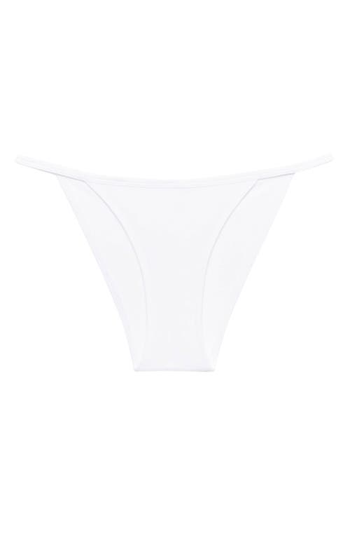 Shop Cuup The Cotton String Bikini In Salt