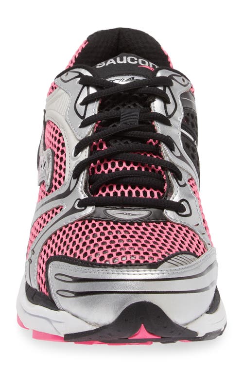 Saucony Progrid Triumph 4 Sneaker In Pink/silver