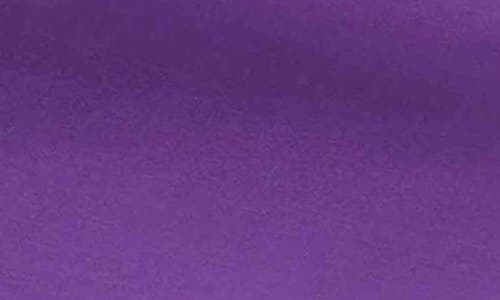 Foxcroft Evelyn Three-quarter Sleeve Button-up Shirt In Purple Topaz