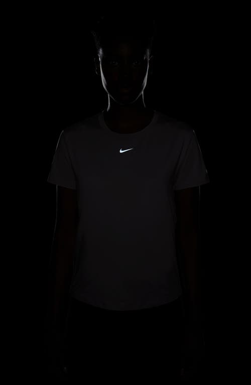 Shop Nike One Classic Dri-fit Training Top In White/black