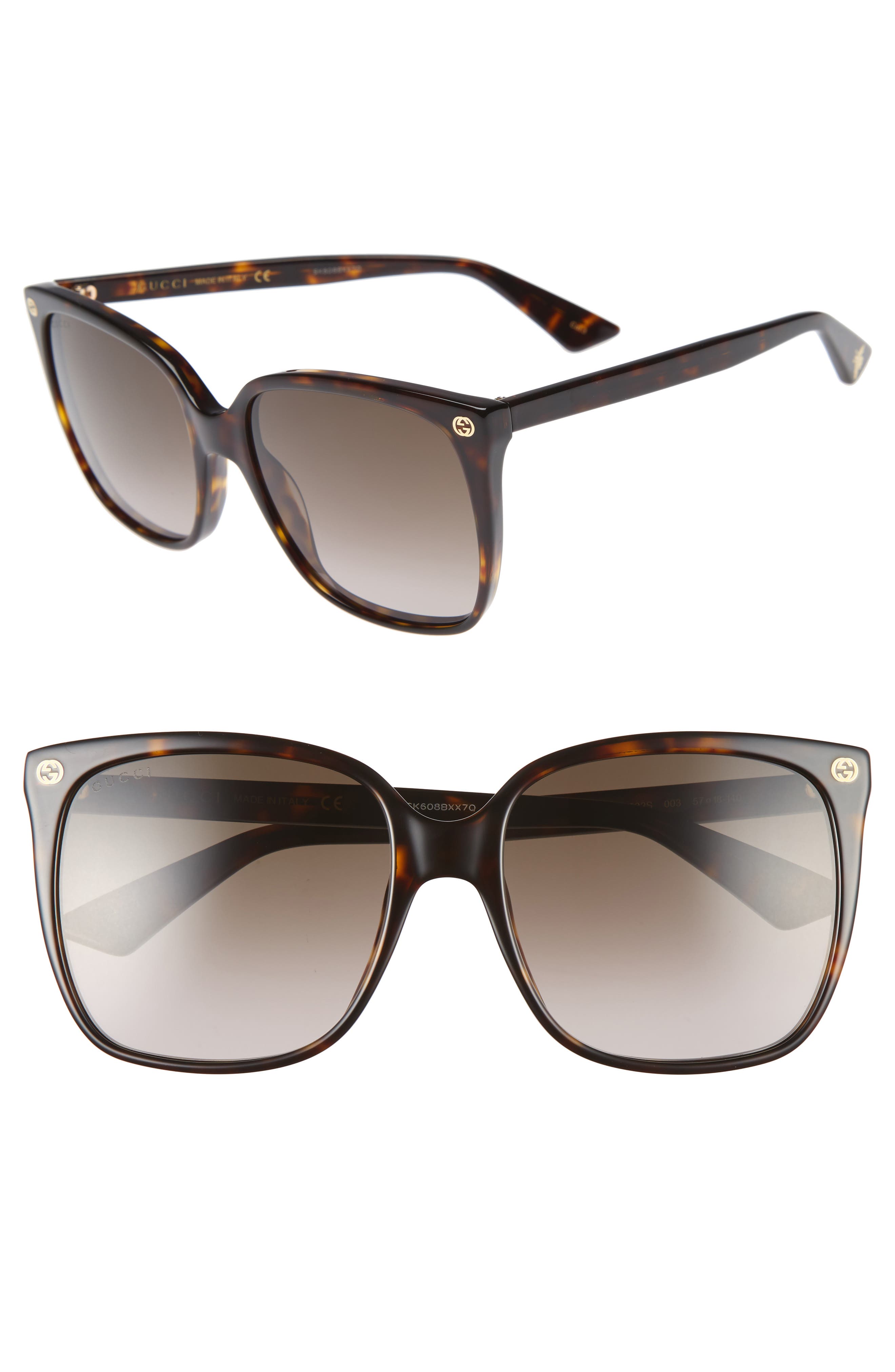 gucci gradient square sunglasses