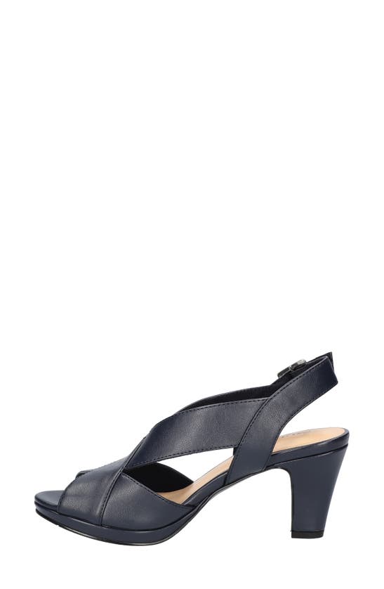 Shop Easy Street Christy Sandal In Navy