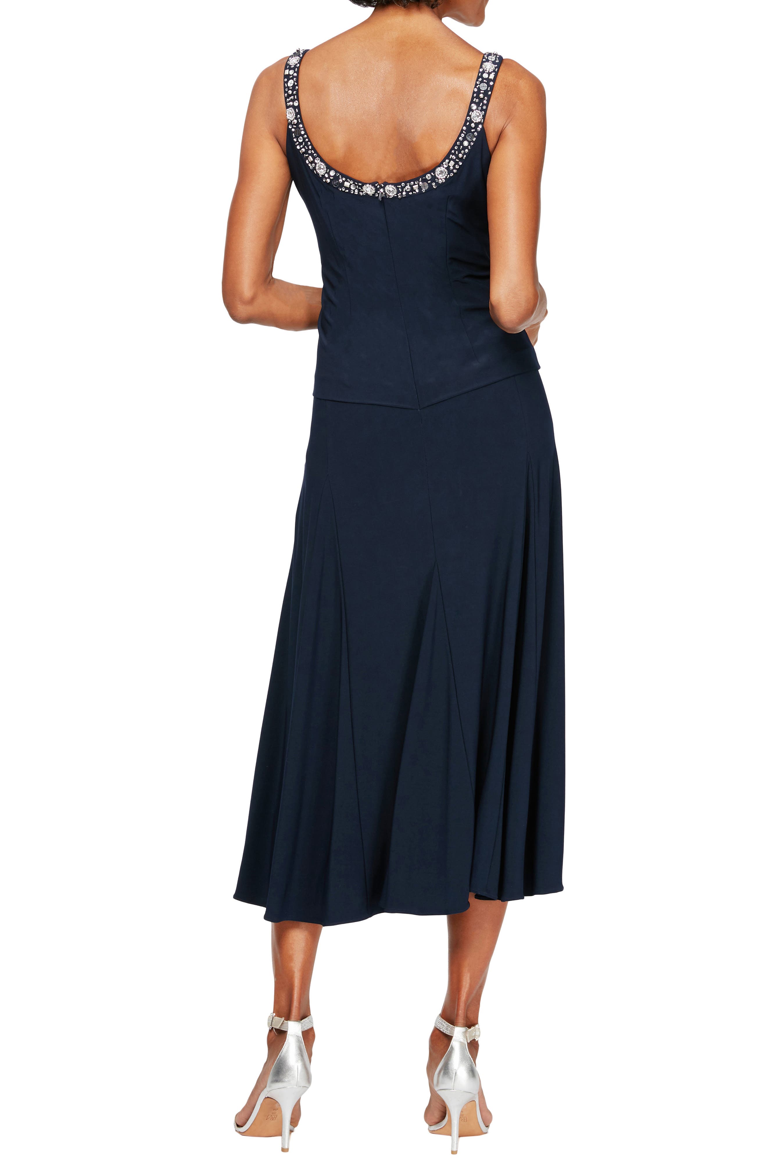 Alex Evenings Beaded Jersey Dress & Jacket Nordstrom