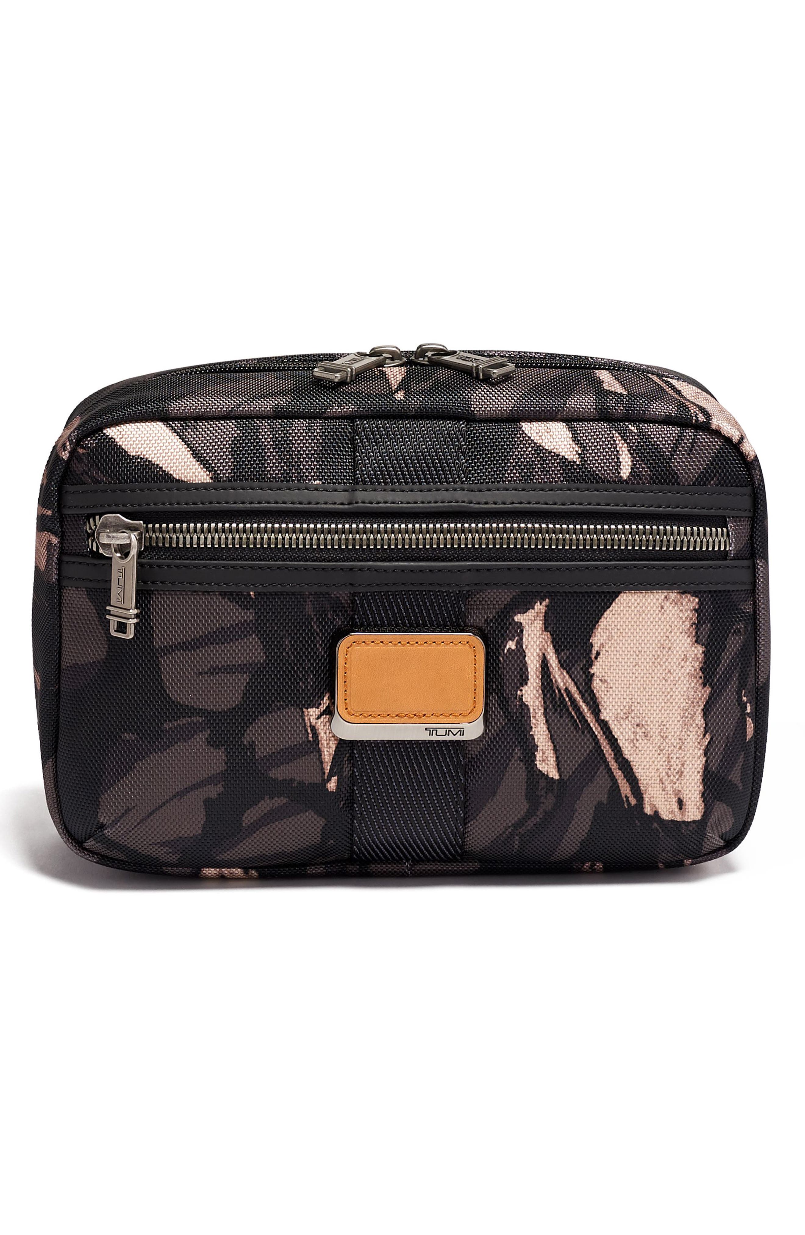 Tumi Alpha Bravo Reno Travel  Kit In Grey Highlands Print 