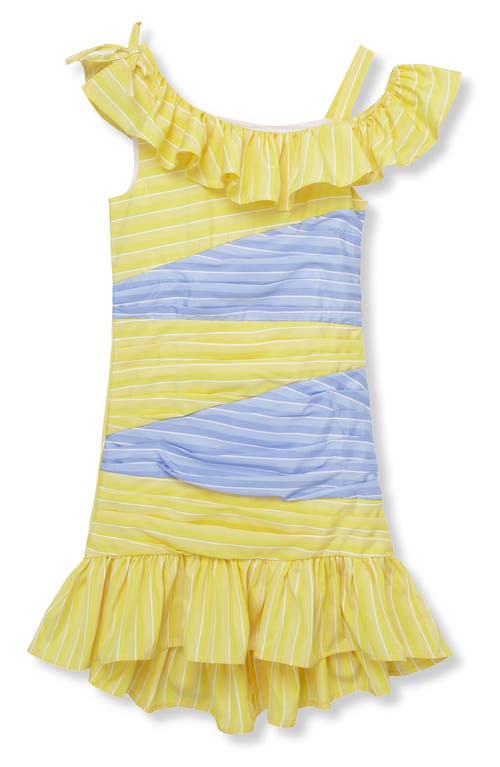 Habitual Kids Kids' Colorblock Ruffle High-Low Dress Multi at Nordstrom,