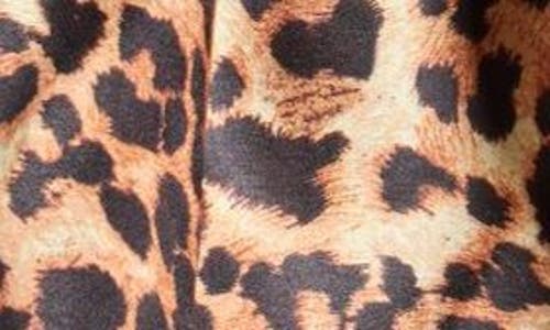 Shop Nasty Gal Leopard Satin Bubble Miniskirt