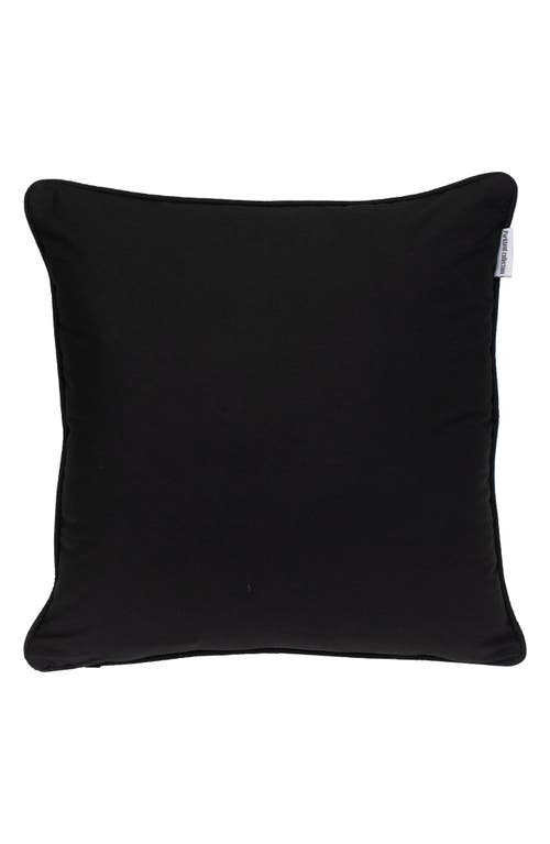Parkland Collection Canita Embroidered Throw Pillow In Black