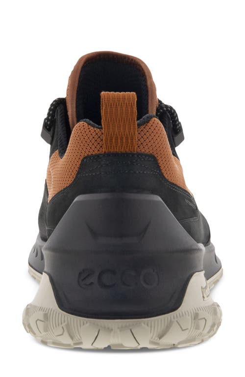 Shop Ecco Ult-trn Low Waterproof Hiking Shoe In Black/cognac