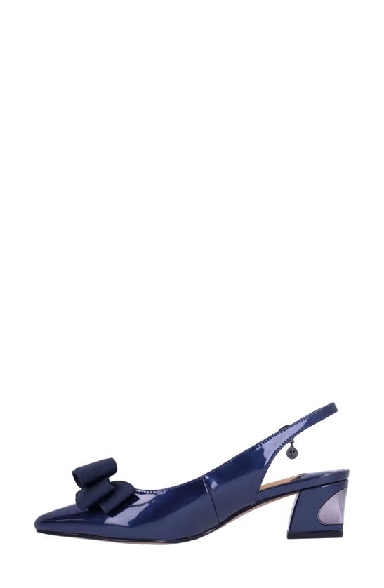 Shop J. Reneé Kimma Slingback Pointed Toe Pump In Navy