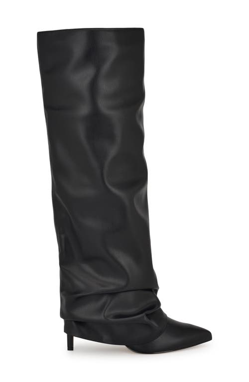 Shop Nine West Randee Pointed Toe Knee High Boot In Black