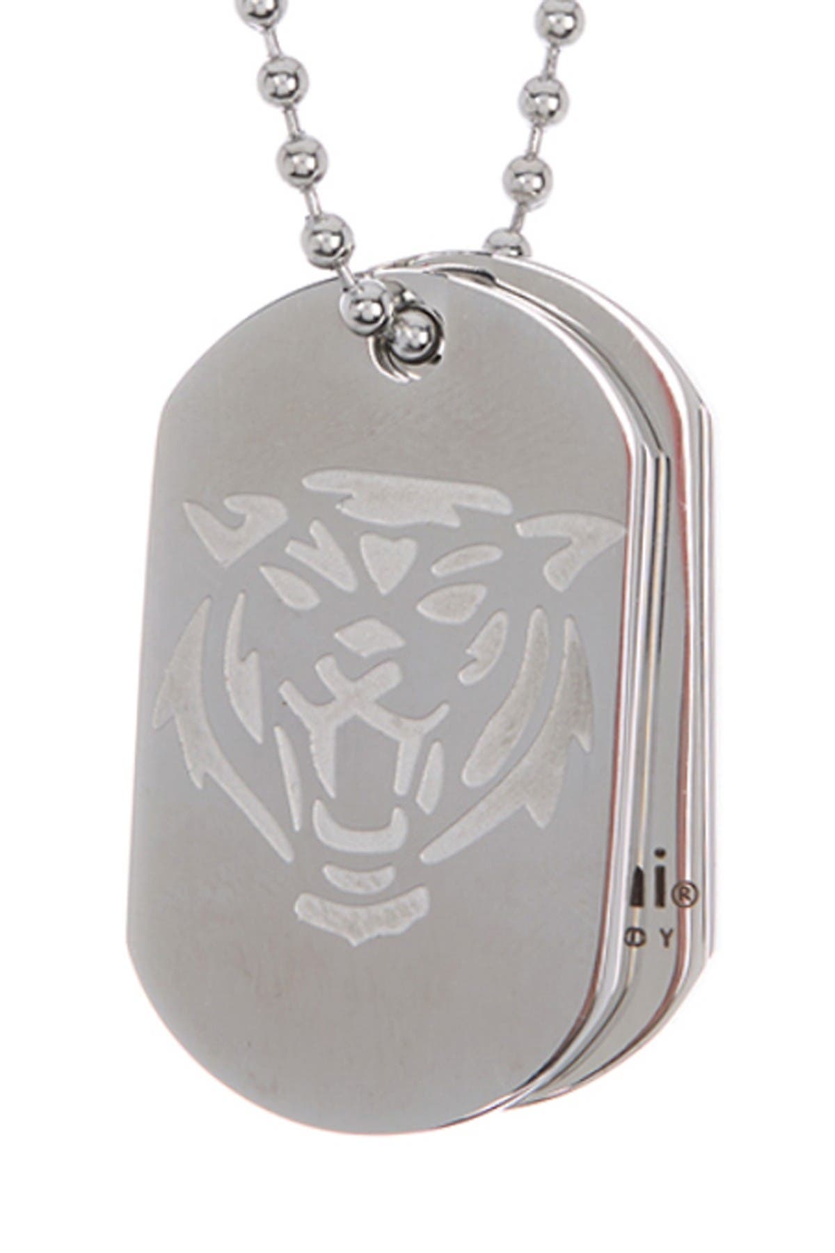 off white dog tag