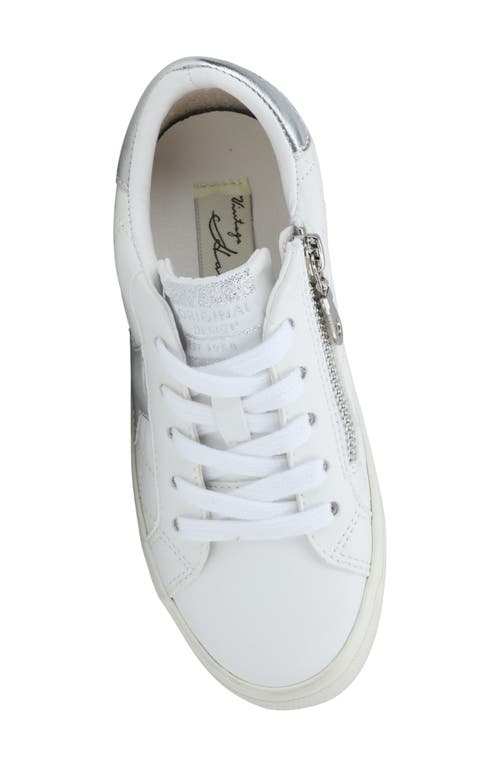 Shop Vintage Havana Kids' Vail Sneaker In White Quilted